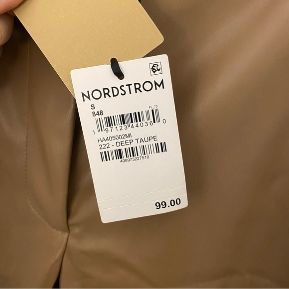 Halogen wide leg pleather cargo pant NWT - Picture 4 of 7